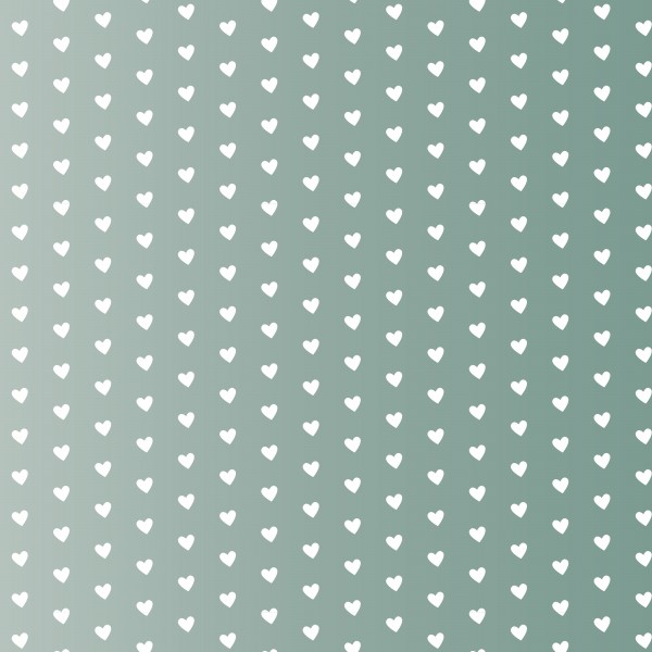 Grey Green Heart Shape Pattern Digital Download